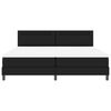 vidaXL Boxspringbed met matras met LED Zwart 200 x 200 cm Kunstleer