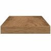 vidaXL Wandschappen 4 st 40x10x1,5 cm bewerkt hout artisanaal eiken