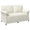 vidaXL 2-Zits Sofa Cr&egrave;mekleurig 158 x 83 x 95 cm Fluweel