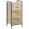 vidaXL Dressoir Sonoma Eiken 97 x 33 x 81 cm Bewerkt hout
