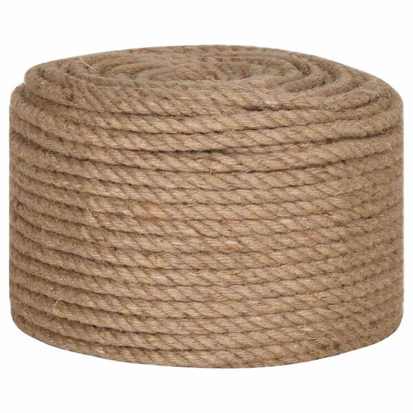 vidaXL Touw 100% jute 10 mm 100 m