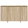 vidaXL Dressoir Sonoma eiken 120 x 41 x 75 cm Bewerkt hout