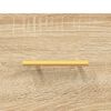 vidaXL Wandkast 100x36,5x35 cm bewerkt hout sonoma eikenkleurig