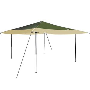 vidaXL Luifeltent 395 x 395 x 251 cm Groen Stof