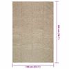 vidaXL Vloerkleed ZIZUR beige binnen en buiten 140x200 cm jute look