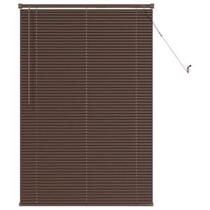 vidaXL Venetiaanse Blind Donkerbruin met Patroon 150 x 90 cm PVC