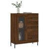 vidaXL Dressoir 69,5x34x90 cm bewerkt hout bruin eikenkleur