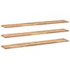 vidaXL Wandschappen 3 st zwevend olieafwerking 160x20x2 cm acaciahout