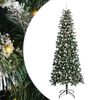vidaXL Kunstkerstboom met 300 LED Groen 240 cm PVC en Plastic en Staal