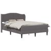 vidaXL Bedframe met hoofdeinde Grijs 140 x 190 cm Kunstleer