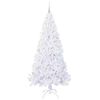 vidaXL Kunstkerstboom met 300 LED Wit 210 cm PVC en staal