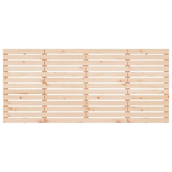 vidaXL Hoofdbord wandmontage 166x3x91,5 cm massief grenenhout