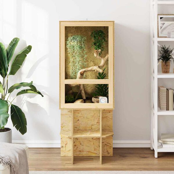 vidaXL Terrarium Bruin 50 x 50 x 80 cm OSB