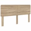 vidaXL Hoofdbord Sonoma Eiken Bewerkt hout
