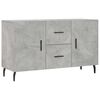 vidaXL Dressoir 100x36x60 cm bewerkt hout betongrijs