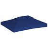 vidaXL Prieeldak 2-laags 4x3m 310 g/m&sup2; blauw