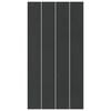 vidaXL Zwembad Grondzeil Zwart 820 x 420 x 0,1 cm Niet-geweven Stof