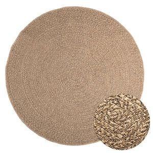 vidaXL Vloerkleed ZIZUR binnen en buiten 160 cm jute look