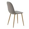 Venture Home Eetkamerstoelen 2 st Polar polyester grijs en naturel