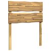 vidaXL Live Edge Hoofdbord ROSTOCK Wit 100 cm Massief Acaciahout