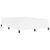 vidaXL Bedframe met matras Puur Wit 140 x 190 cm Stof