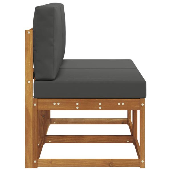 vidaXL 2 Stuk Buiten Midden Sofa Massief Acaciahout