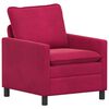 vidaXL Bank Wijnrood 76 x 81 x 87,5 cm Fluweel