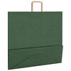 vidaXL Papieren zakken 250 st met hengsels 54x15x49 cm groen