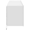 vidaXL Tv-wandmeubels met LED-verlichting 2 st 60x35x41 cm wit