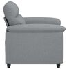 vidaXL Fauteuil 100x81x84 cm stof lichtgrijs