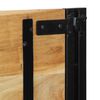 vidaXL Hoofdeinde 160 cm massief acaciahout en ijzer