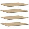 vidaXL Wandschappen 8 st 60x50x1,5 cm spaanplaat sonoma eikenkleurig