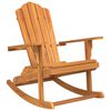 vidaXL Schommelstoel Adirondack massief teakhout