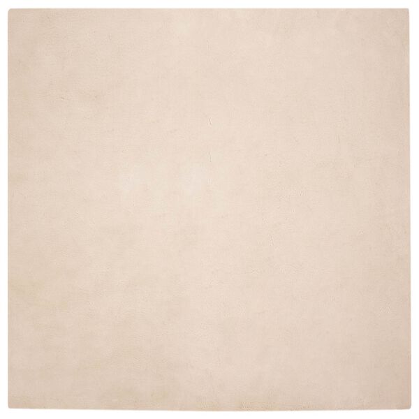 vidaXL Nep Konijnenbont Tapijt Olite Taupe 200 x 200 cm Polyester