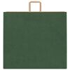 vidaXL Papieren zakken 250 st met hengsels 54x15x49 cm groen