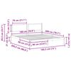 vidaXL Bedframe Lichtgrijs 180 x 200 cm Massief grenenhout