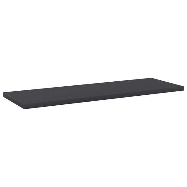 vidaXL Wandschappen 4 st 60x20x1,5 cm spaanplaat grijs