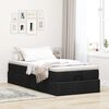 vidaXL Ottoman bed met matras 80x200cm stof zwart