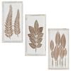 vidaXL Kunst Decoratie 3 st 40 x 40 x 1,5 cm Geconstrueerd hout