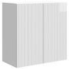 vidaXL Wandkast Hoogglans Wit 59 x 31 x 60 cm Bewerkt hout