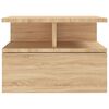 vidaXL Nachtkastje zwevend 40x31x27cm bewerkt hout sonoma eikenkleurig
