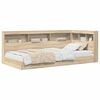 vidaXL Boekenkast Bed met opslag Sonoma Eiken 75 x 190 cm Bewerkt hout