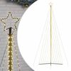 vidaXL LED-kerstboom 789 LEDs warm wit 476 cm