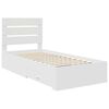 vidaXL Bedframe met lade met hoofdeinde Wit 100 x 200 cm Bewerkt hout