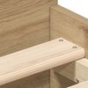 vidaXL Bedframe zonder matras spaanplaat artisanaal eikenkleurig