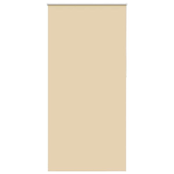 vidaXL Rolgordijn verduisterend 115x230 cm stofbreedte 110,7 cm beige