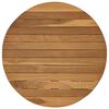 vidaXL Tafelblad &Oslash; 50 x 3,5 Rond Massief Teakhout Naturel