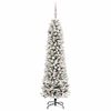 vidaXL Kunstkerstboom met 300 LED Wit 180 cm PVC en Metaal en Plastic