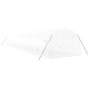 vidaXL Tuinkas met stalen frame 54 m² 18x3x2 m wit
