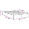 vidaXL Ottoman Bedframe Beton Grijs 120 x 190 cm Bewerkt hout
